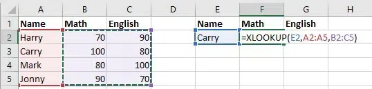 XLOOKUP Function in Excel