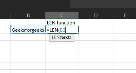 String Function in Excel