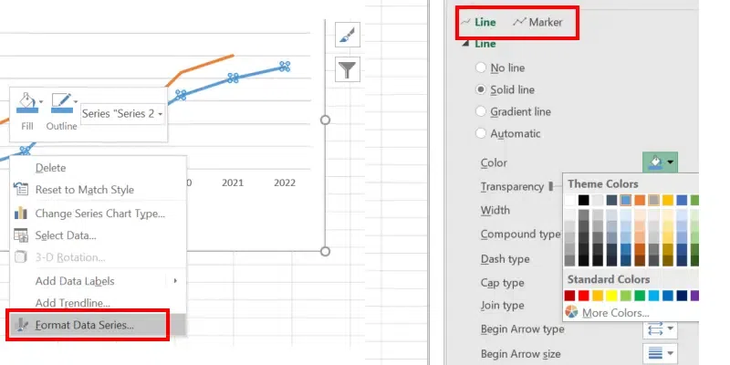 How to Make a Line Graph in Excel