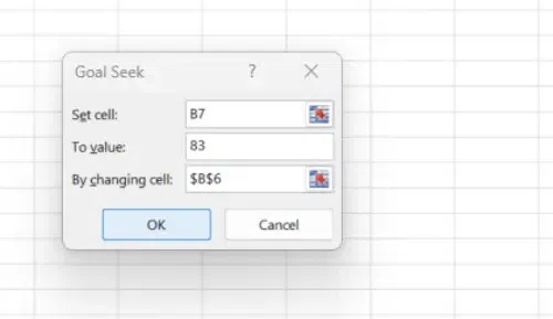 Use Goal Seek in Excel