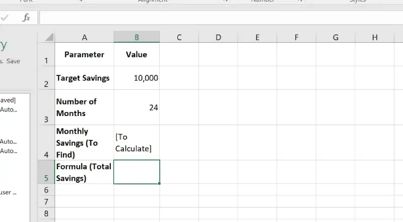 Use Goal Seek in Excel