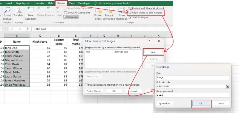 Lock Cells In Excel