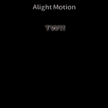 a close up of a person 's face with the words " alight motion " below it