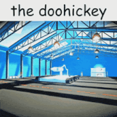 a picture of a building with the words " the doohickey " on top