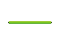 a green and red loading bar on a white background