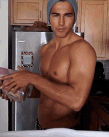Kitchen Muscles GIF