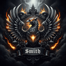 a picture of a phoenix with the name smith