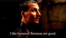 a man says i like bananas and bananas are good