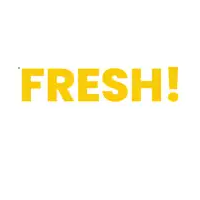 a yellow fresh logo with a green star on top