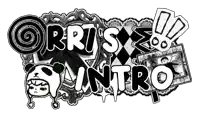 a black and white logo that says ' orry 's intro '