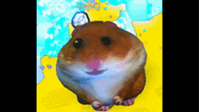 a picture of a hamster with the name deivo on the bottom right