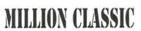 a white background with the words million classic written on it