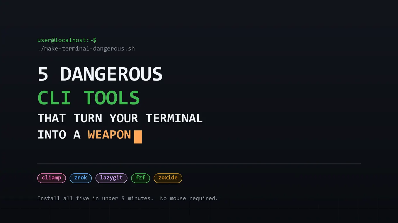 5 Underrated CLI Tools That Are Just Something Else