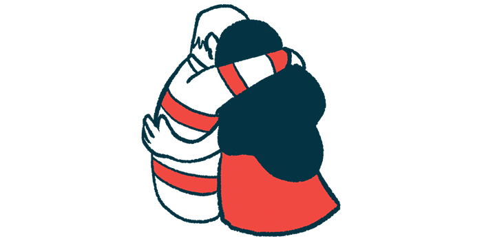 Hugging illustration