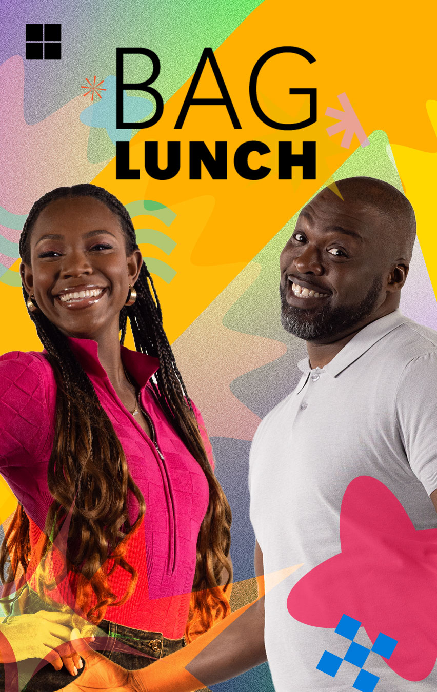 "Bag lunch" hero illustration