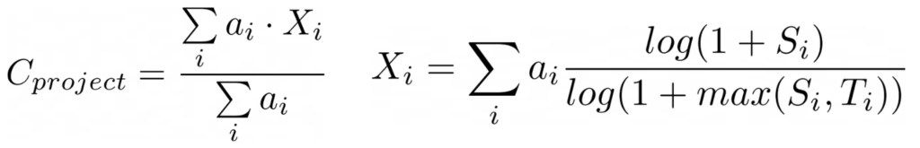 weighted arithmetic mean