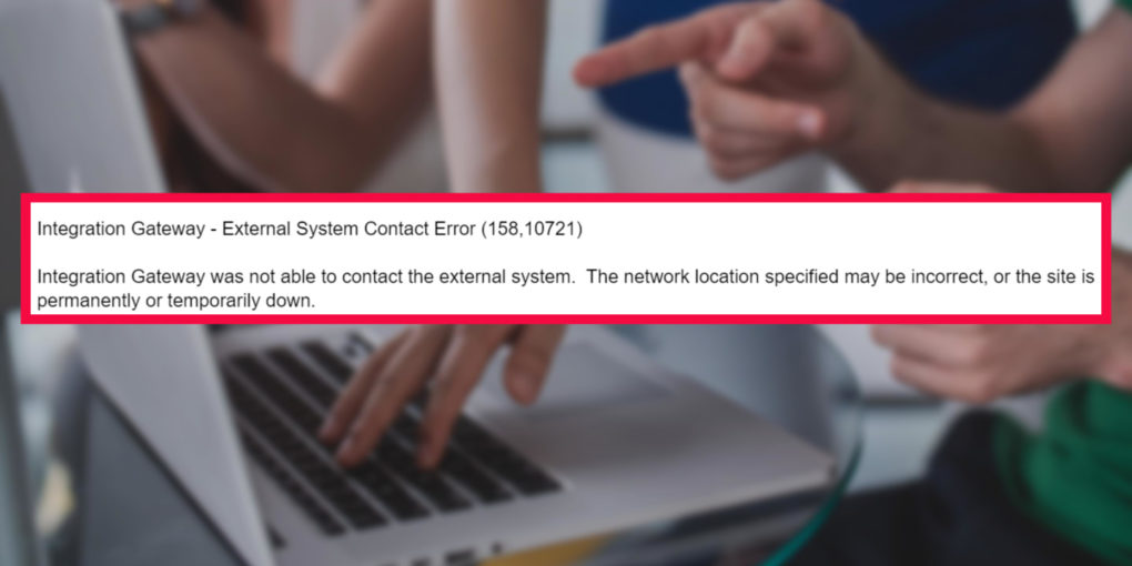 integration gateway error