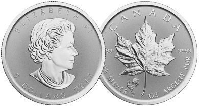 Silver Canadian Maple Leaf Monster Box of 500 Coins