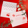 Retro Diner Wedding Envelope