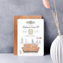 FRIENDS™ | Invitación de cumpleaños de Central Per