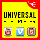Universal Video Player - YouTube/Vimeo/Self-Hosted