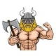 Viking Cartoon Sports Mascot