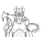Viking Female Gladiator Football Warrior Woman