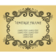 Vintage frame in ancient style