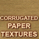 Corrugated paper textures