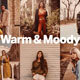 25 Warm and Moody Lightroom Presets