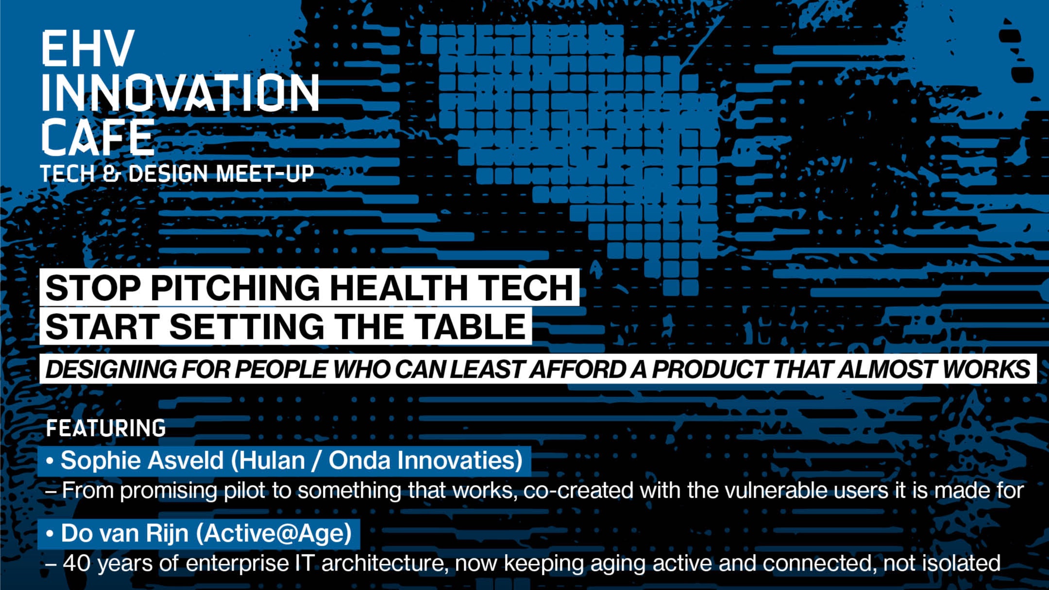 Stop pitching health tech. Start setting the table.