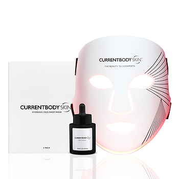 Maschera LED viso a luce rossa CurrentBody Skin