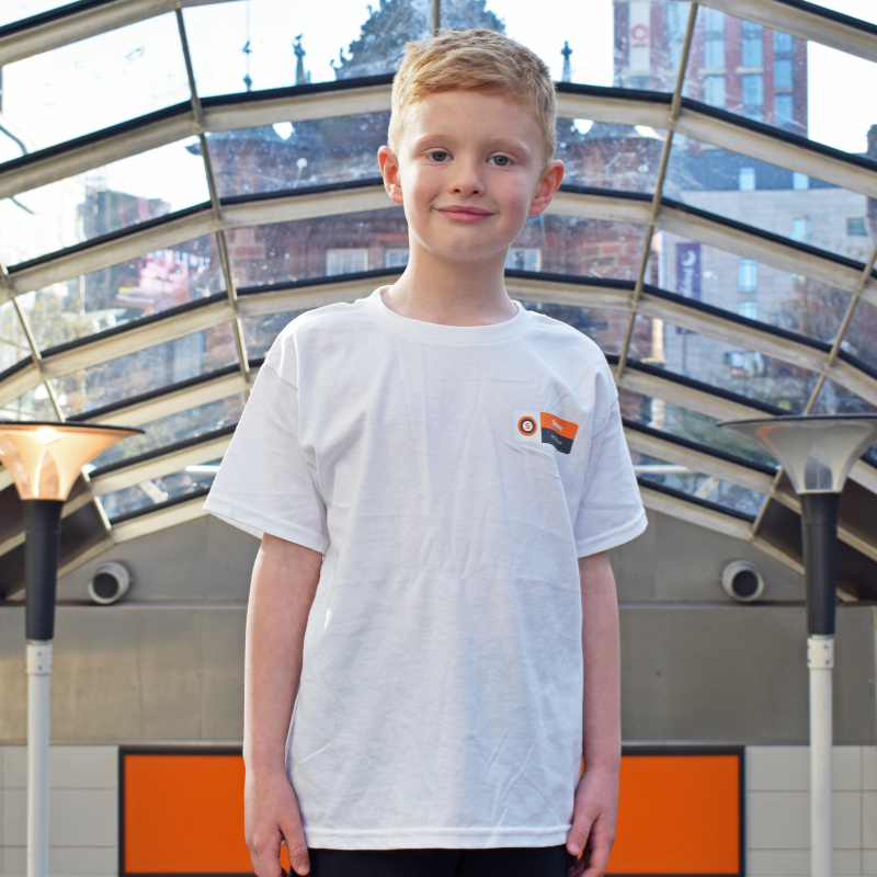 Glasgow Subway Mini Train Driver Kids T-Shirt