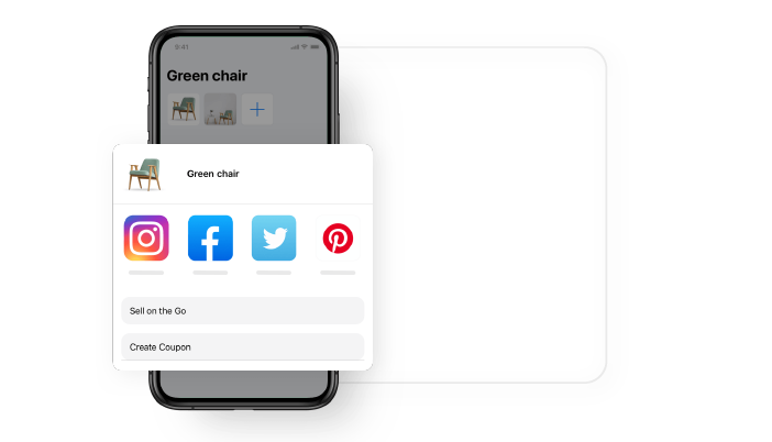 6 mobile view ecommerce share on social media