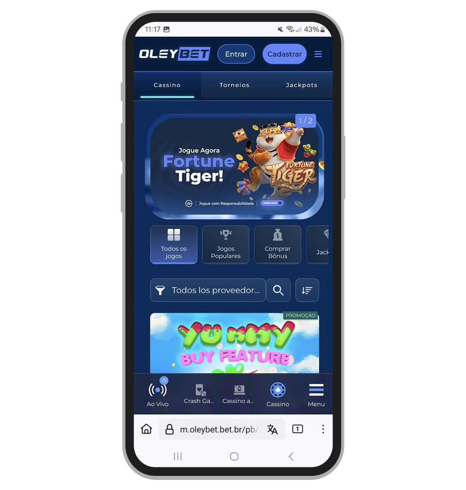 Oleybet é o cassino online famoso pelos seus generosos bônus de cashback