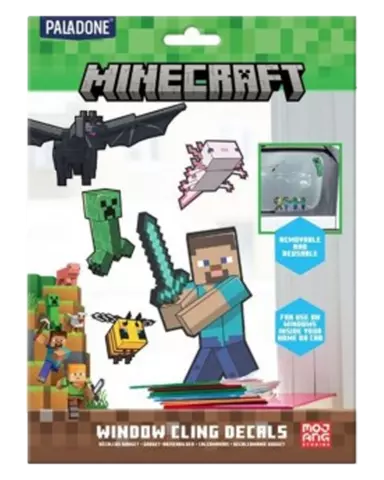 Pack Stickers para cristal Minecraft 21 x 15 cm