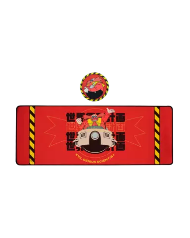 Set de Posavasos y Alfombrilla XXL Dr. Eggman Sonic The Hedgehog Fanattik