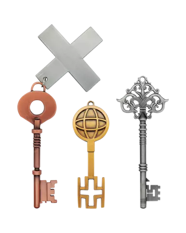 Réplica Set de Llaves Silent Hill 2 Fanattik Edición Limitada