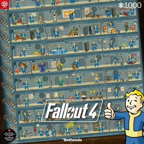 Puzzle Perk Poster Fallout 4 (1000 piezas) 68x48 cm