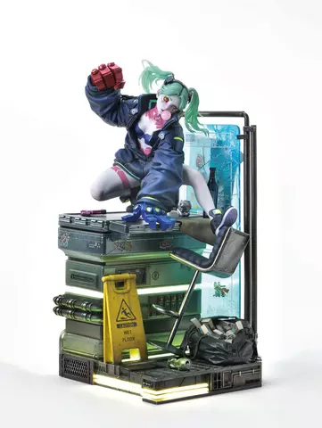 Estatua Rebecca Cyberpunk: Edgerunners Real Elite Masterline Deluxe Bonus Ver. 1/4 Prime 1 Studio