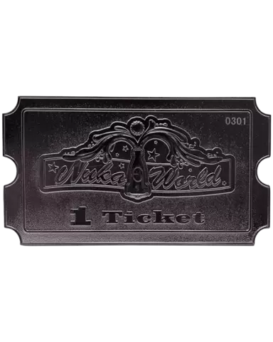 Réplica Ticket Plateado Fallout Nuka World