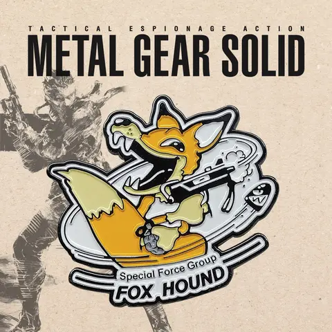 Metal Gear Solid Foxhound Pin Edición Limitada