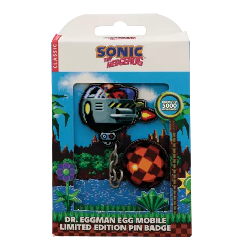 Pin Encadenado Dr. Eggman Egg Mobile Sonic The Hedgehog Edición Limitada Fanattik