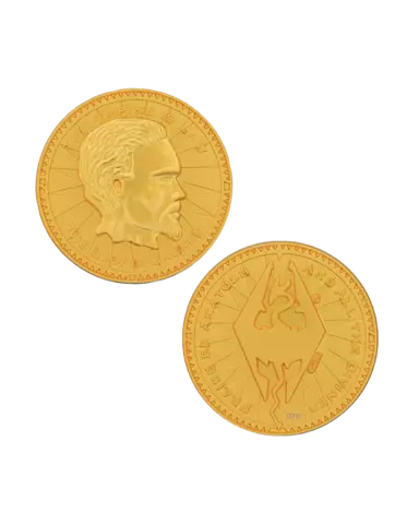 Réplica Moneda Misty Gold Septim The Elder Scrolls Fanattik