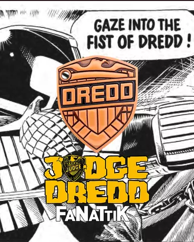 Réplica Placa 2000 A D Juez Dredd Edición Limitada Fanattik
