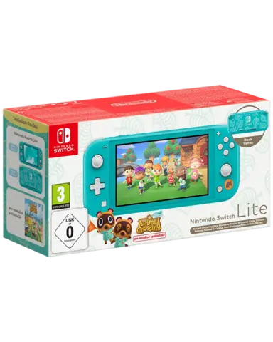 Nintendo Switch Lite Turquesa + Animal Crossing New Horizons Edición Especial