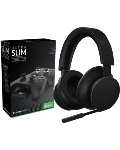 Auriculares Inalámbricos Xbox Series + Cargador Dual Ultra Slim Xbox