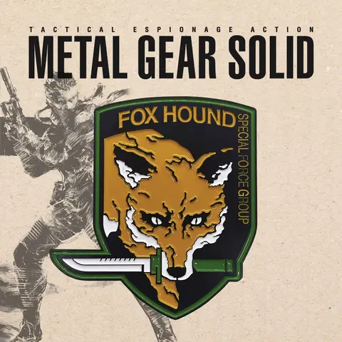 Metal Gear Solid Foxhound Insignia Edición Limitada Lingote