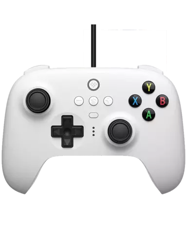 Mando Ultimate 8BitDo Blanco con Cable para Nintendo Switch/PC