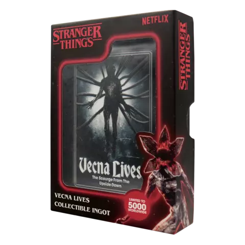 Lingote Vecna Lives Stranges Things 5 Edición Limitada Fanattik